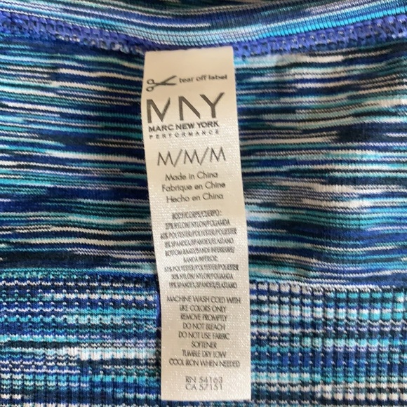 Blue Athletic Bra - Picture 3 of 4